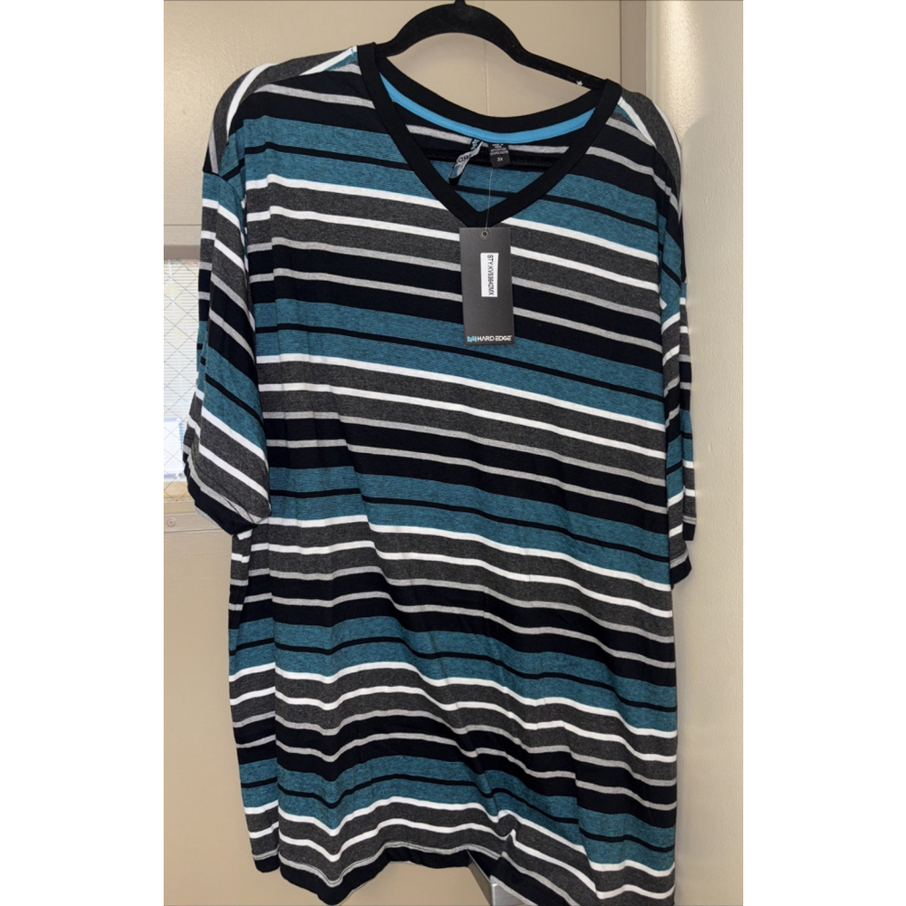 hardedge NWT Men’s Multicolored V Neck Short Sleeve T Shirt $49